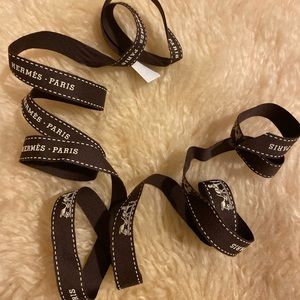 Authentic Hermès ribbon 50”